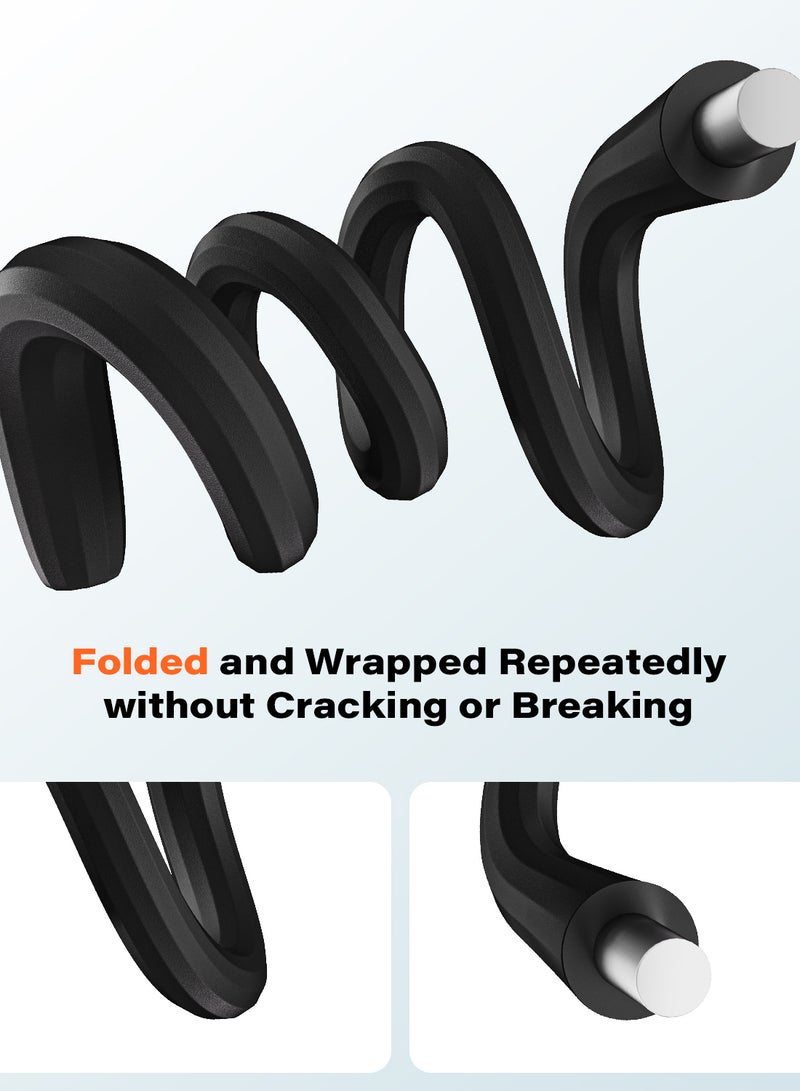 A2C Gooseneck Phone Holder Mount for iPhone 17/16/15/14/13/12 - Magnetic Stand Tabletop Clamp 360°Rotation Adjustable for Office/Home Compatible with iPhone 17 16 15 14 13 12 Mini Plus Pro Max - Image 3